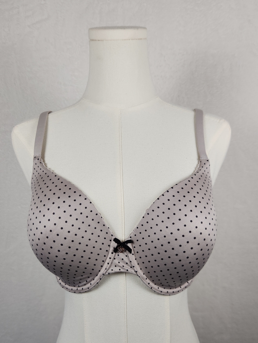 Victoria's Secret Lightly Lined Perfect Coverage Polka Dot Underwire Bra 38C